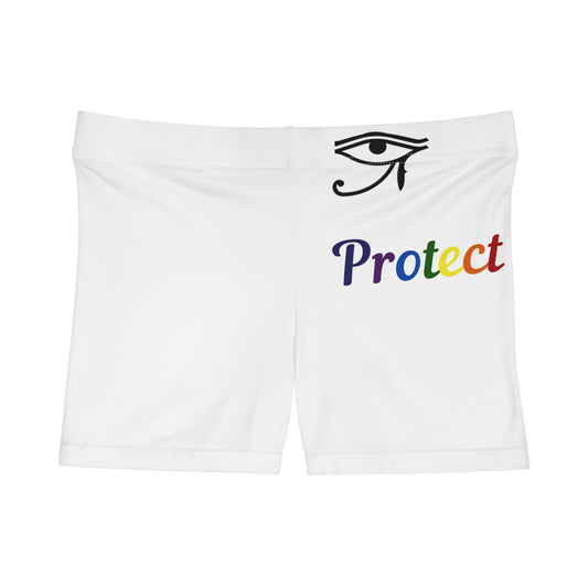 Colorful Empowerment Women's Shorts (AOP) | Celebrate Self-Love, Comfort, Pride, Everyday Wear, Fitness